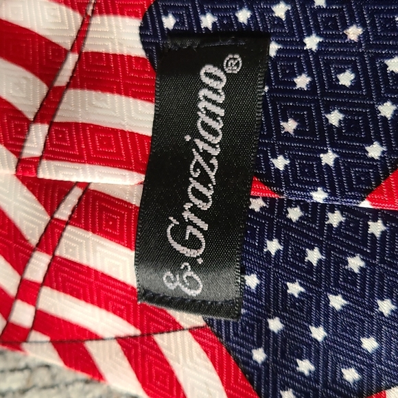 E. Graziano American Flag Tie - Picture 3 of 4